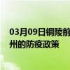 03月09日铜陵前往锦州出行防疫政策查询-从铜陵出发到锦州的防疫政策