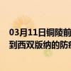 03月11日铜陵前往西双版纳出行防疫政策查询-从铜陵出发到西双版纳的防疫政策