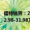 福特锐界：2020款福特锐界豪华系列，售价22.98-31.98万元