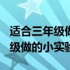 适合三年级做的小实验作文300字（适合三年级做的小实验）