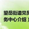 望岳街道党员服务中心（关于望岳街道党员服务中心介绍）