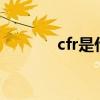 cfr是什么职业（CFR是什么）