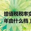 增值税税率变化节点（简化增值税税率结构今年由什么档）