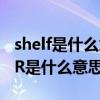 shelf是什么意思中文意思是什么（SHEAFFER是什么意思）