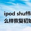 ipod shuffle更换电池（ipod shuffle 6代怎么样恢复初始化）