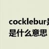 cocklebur是什么意思中文（cockney girl 是什么意思）