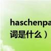 haschenparty 歌词（chenparty的中文歌词是什么）