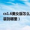 cs1.6美女版怎么加人机器人（CS1.6美女版机器人补丁该安装到哪里）