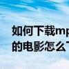 如何下载mpeg格式视频到u盘（mpeg格式的电影怎么下载）