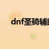 dnf圣骑辅助加点（纯辅助圣骑士加点）