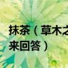 抹茶（草木之心抹茶面膜怎么样亲身体验过的来回答）