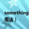 something的用法总结大全（something的用法）