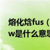 熔化焓fus（【求助】请问熔化焓单位cal/gfw是什么意思）