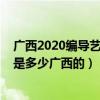 广西2020编导艺考题目（2013年编导类的艺术高考分数线是多少广西的）