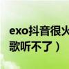 exo抖音很火的那首歌（为什么qq音乐exo的歌听不了）