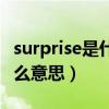 surprise是什么意思英语翻译（surprise是什么意思）