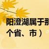 阳澄湖属于那个省那个市的（阳澄湖是属于哪个省、市）