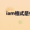 iam格式是什么格式（IAM是什么格式）