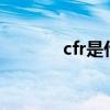 cfr是什么职业（CFR是什么）