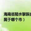 海南省陵水黎族自治县属于哪个镇（海南省陵水黎族自治县属于哪个市）