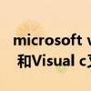 microsoft visual c++ runtime（Visual c  和Visual c又什么区别）