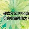 硬盘分区200g应该输入多少（qianp1-13等200G经典物美价廉收藏诚信为本）