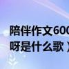 陪伴作文600字（没你陪伴的冬季好孤独好冷呀是什么歌）