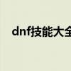 dnf技能大全2020（DNFEx技能是什么）