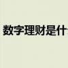 数字理财是什么意思啊（理财是什么意思啊）