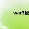 war3秘籍（war3 replays net）