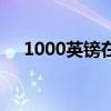 1000英镑在英国能用多久（1000英镑）