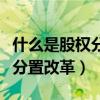 什么是股权分置改革的第二阶段（什么是股权分置改革）