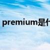 premium是什么东西（premium什么意思）