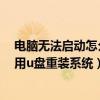 电脑无法启动怎么用u盘重装系统教程（电脑无法启动怎么用u盘重装系统）