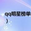 qq明星榜单在哪（qq超级明星图标怎么点亮）