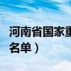 河南省国家重点实验室名单（国家重点实验室名单）