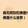 南无阿弥陀佛是什么意思 很多人可能还不知道（南无阿弥陀佛是什么意思）