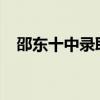 邵东十中录取分数线2023年（邵东十中）