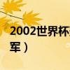 2002世界杯冠军是哪个国家（2002世界杯冠军）