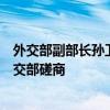 外交部副部长孙卫东同乌克兰第一副外长瑟比加举行中乌外交部磋商