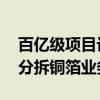 百亿级项目计划进展不及预期 江西铜业终止分拆铜箔业务上市