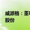 威派格：董事长提议以5000万元-1亿元回购股份