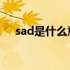 sad是什么意思（nervous是什么意思）