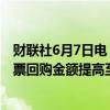 财联社6月7日电，电子签名解决方案供应商DocuSign将股票回购金额提高至10亿美元。