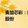 麦加芯彩：拟3500万元-7000万元回购公司股份