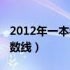 2012年一本学校录取分数线（2012年三本分数线）