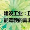 建设工业：正研发的产品具备适配更高级别智能驾驶的需求