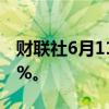 财联社6月11日电，日经225指数开盘涨0.35%。