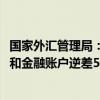 国家外汇管理局：一季度我国经常账户顺差2814亿元，资本和金融账户逆差5350亿元