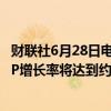 财联社6月28日电，俄罗斯总统普京表示，上半年俄罗斯GDP增长率将达到约5%。